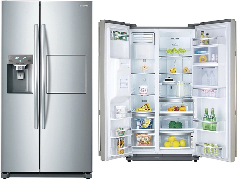 Купить холодильник дэу. Холодильник Daewoo FRN-x22f5cs. Холодильник Daewoo Electronics FRN-x22 f5cs. FRN-x22f5cs. Холодильник Daewoo Side by Side.