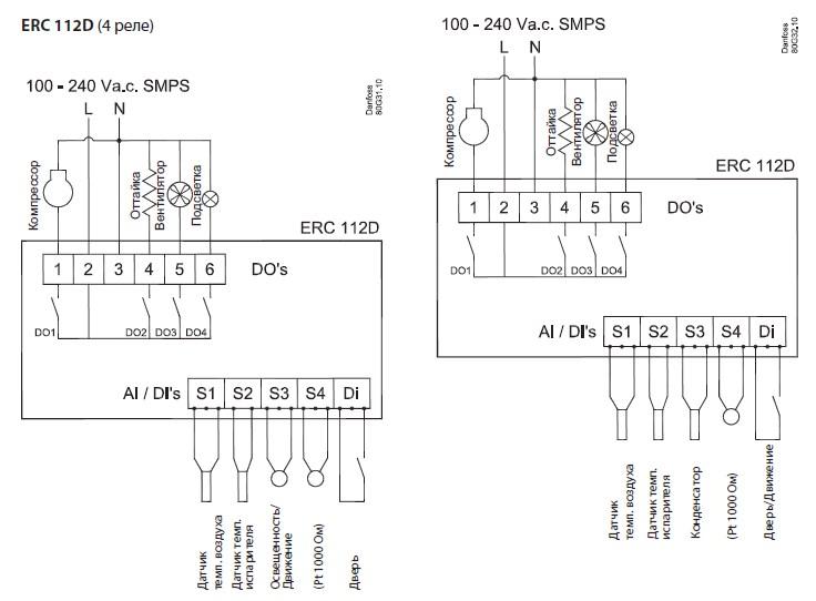 Danfoss etc 3l2 схема