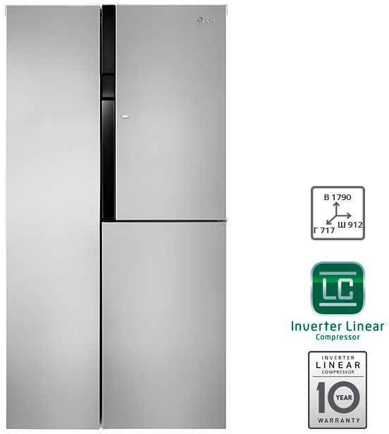 Холодильник lg gc b509qg9m