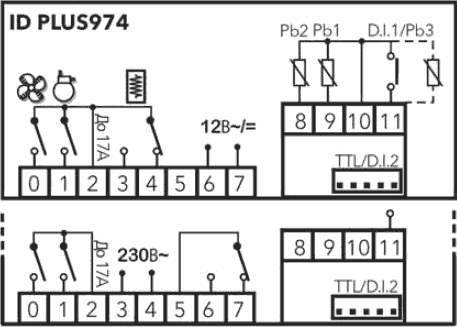 Настраиваем 974. Блок управления ID 974. Eliwell id974lx. Контроллер для холодильника Eliwell ID 974. Схема Eliwell id974.