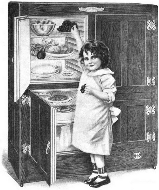 Холодильник эскимо. 1926 Холодильник Кристиан Стинструп.