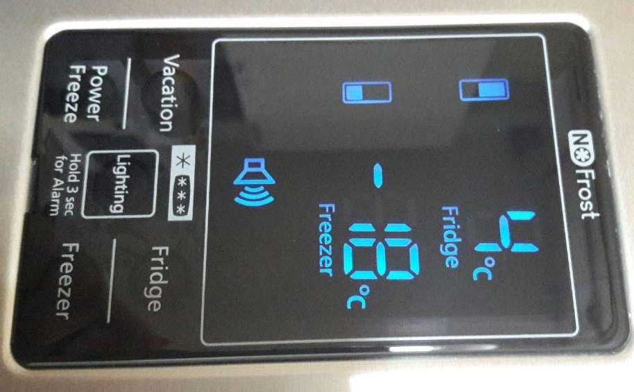 Дисплей холодильника samsung